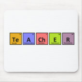 Periodensystem-Lehrer-Anerkennung Mousepad (Vorne)