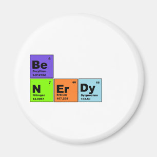 Periodensystem-Nerdy Produkte Magnet