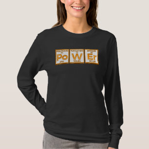 Periodensystem Power Fitness Elemente Liebt Wissen T-Shirt