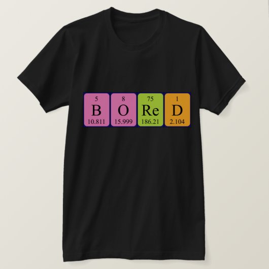 Periodensystem-Shirt T-Shirt (Design vorne)