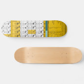 Periodensystem-Skateboard Skateboard (Horizontal)