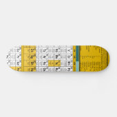 Periodensystem-Skateboard Skateboard (Horizontal)
