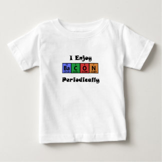 Periodensystem-Speck-Wissenschafts-Chemie lustig Baby T-shirt