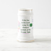 "Periodensystem Stein " Bierglas (Mittel)