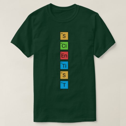 Periodensystem T-Shirt (Design vorne)