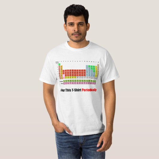 Periodensystem T-Shirt (Vorne ganz)
