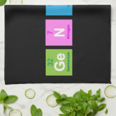Periodensystemchemiespaß Küchentuch (Gefaltet)