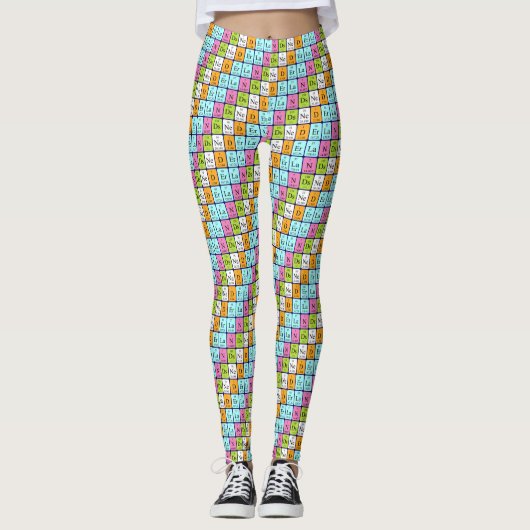 Periodentafel patriotische Leggings (1) (Vorderseite)
