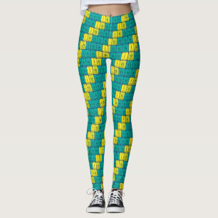 Periodentafel patriotische Leggings von Nihon 11