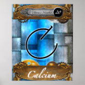 Periodic Element Calcium Atomic Number #20 Poster (Vorne)
