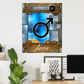 Periodic Element Eisen Atomic Number #26 Poster (Heimbüro)
