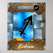 Periodic Element Erbium Atomic Number #68 Poster (Vorne)