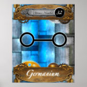 Periodic Element Germanium Atomic #32 Poster (Vorne)