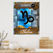 Periodic Element Thulium Atomic Number #69 Poster (Küche)