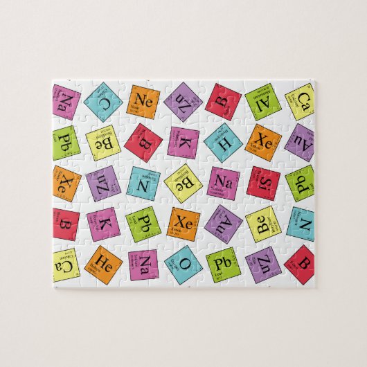 Periodic Elemente Puzzle (Horizontal)