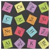 Periodic Elemente Stoff (Nahaufnahme)