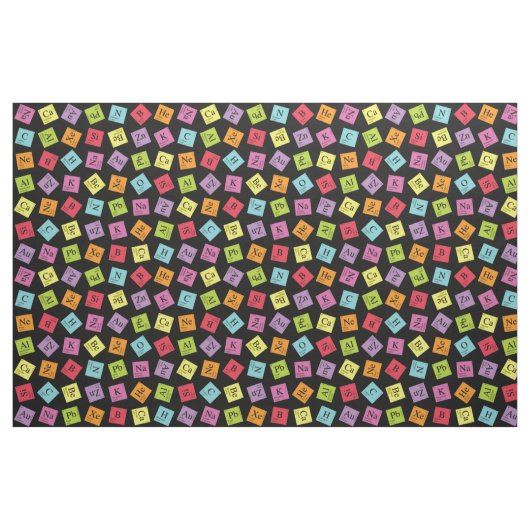 Periodic Elemente Stoff (Fat Quarter (45,7 x 55,9 cm))