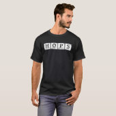 Periodic Hops Nerdy Beer Brewer Gift Hophead Chemi T-Shirt (Vorne ganz)