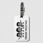 Periodic Rockstars Chemistry Humor Gepäckanhänger (Vorderseite Vertikal)