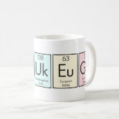 Periodic Table British Element Funny Joke Kaffeetasse (VorderseiteRechts)