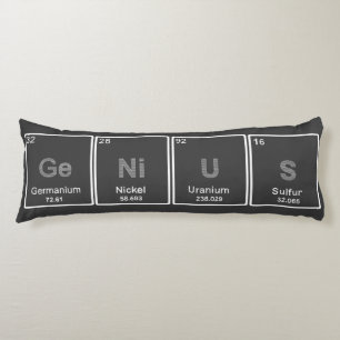 Periodic Table GeNiUS Körperkissen