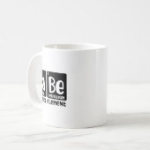Periodic Table Of Babe The Hot Element Valentines  Kaffeetasse (Vorderseite Links)