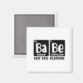 Periodic Table Of Babe The Hot Element Valentines Magnet (Vorderseite/Rückseite)