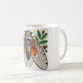 Periodical cicada 100924IREF226 - Watercolor Kaffeetasse (VorderseiteRechts)