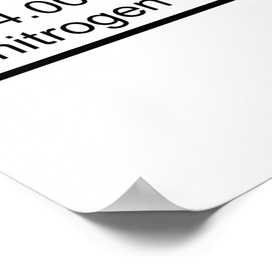 Periodisch Nerdy Element Symbole Poster (Ecke)