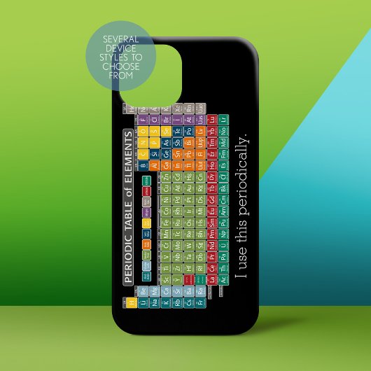 Periodisch Periodische Elementübersicht - Studiere Case-Mate iPhone Hülle