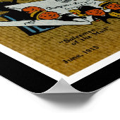 Periodische Abbildung der Nadel Poster (Ecke)