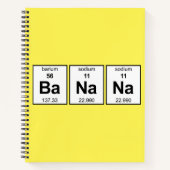 Periodische BaNa-Tabelle Notizblock (Vorderseite)