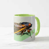 Periodische Cicada Tasse - Kaffee mit Brood X geni (VorderseiteRechts)
