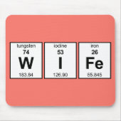 Periodische Ehefrau Mousepad (Vorne)
