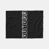 Periodische Elemente Nerd Geschenk Funny Biathlon Fleecedecke (Vorderseite (Horizontal))