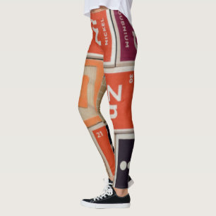 Periodische Elemente Zink-Wissenschaft Leggings