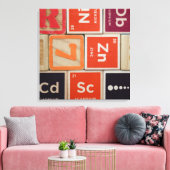Periodische Elemente Zink-Wissenschaft Leinwanddruck (Insitu (Wohnzimmer))