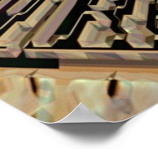 Periodische Elementübersicht Poster (Ecke)