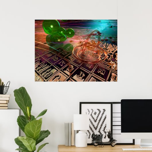 Periodische Elementübersicht Poster (Heimbüro)