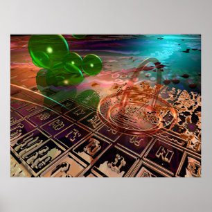 Periodische Elementübersicht Poster