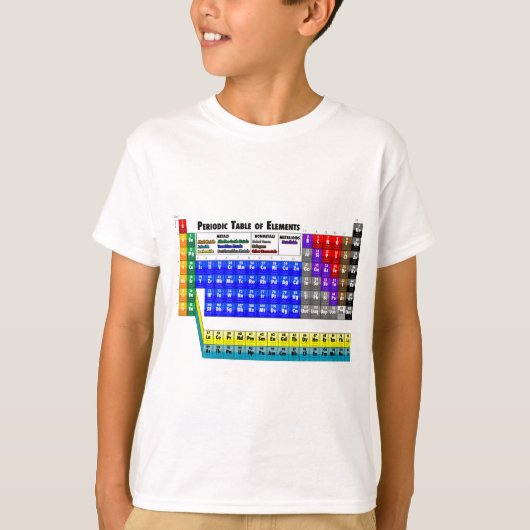 Periodische Elementübersicht T-Shirt (Vorderseite)