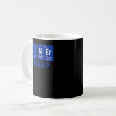 Periodische Finer-Periode Kaffeetasse (Vorderseite Links)
