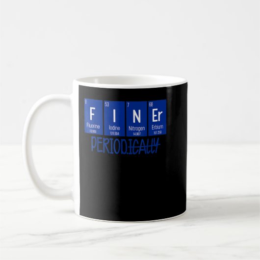 Periodische Finer-Periode Kaffeetasse (Links)