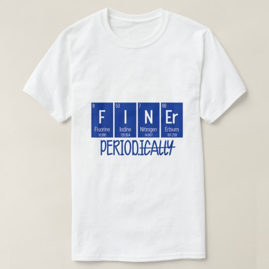 Periodische Finer-Periode T-Shirt (Design vorne)