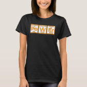 Periodische Lieben für Fitness-Power- T-Shirt (Vorderseite)