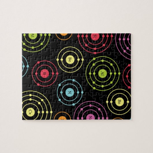 Periodische Muscheln Puzzle (Horizontal)