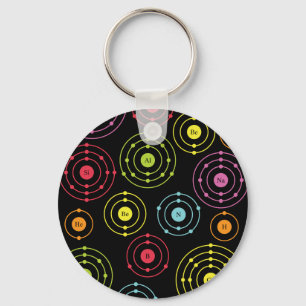 Periodische Muscheln Schlüsselanhänger