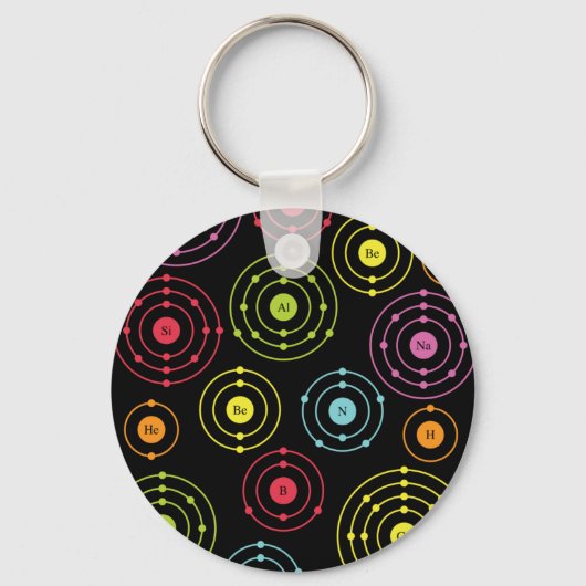 Periodische Muscheln Schlüsselanhänger (Vorderseite)