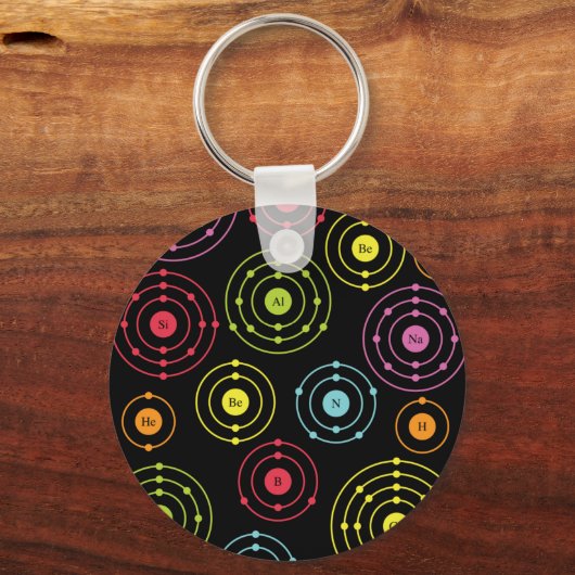 Periodische Muscheln Schlüsselanhänger (Vorderseite)