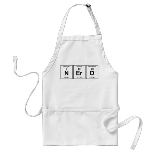 Periodische Nerd-Tabelle Schürze (Vorne)